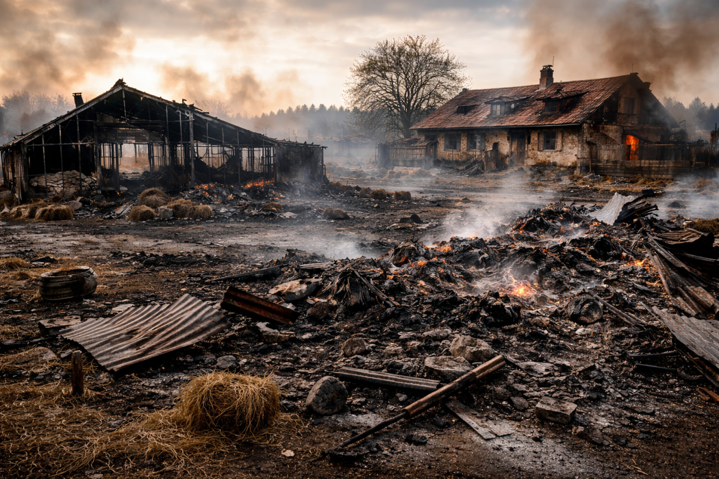 Szilveszteri rakéta miatt égett le egy teljes gazdaság – a felelősségről a legfelsőbb bíróság döntött