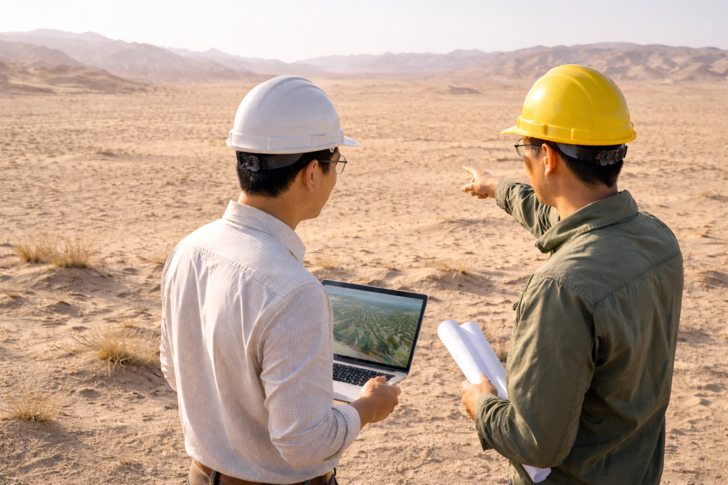 Gumitermelő fák a Góbiban: sikeres Kína nagyszabású sivatagi faültetési programja